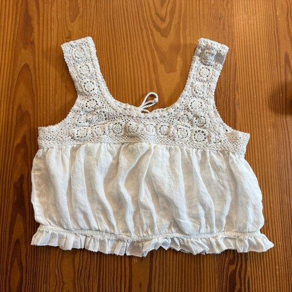 DOEN Camille Top In Salt Size Large - Picture 3 of 9